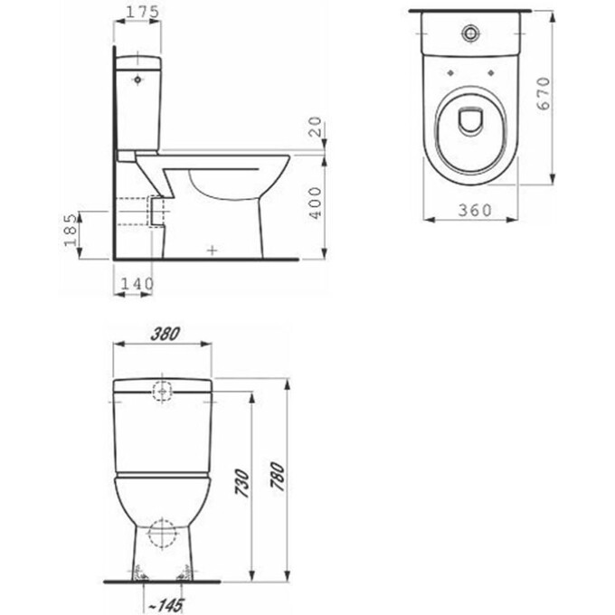 Напольный унитаз Laufen Pro H8249560000001, фото 5