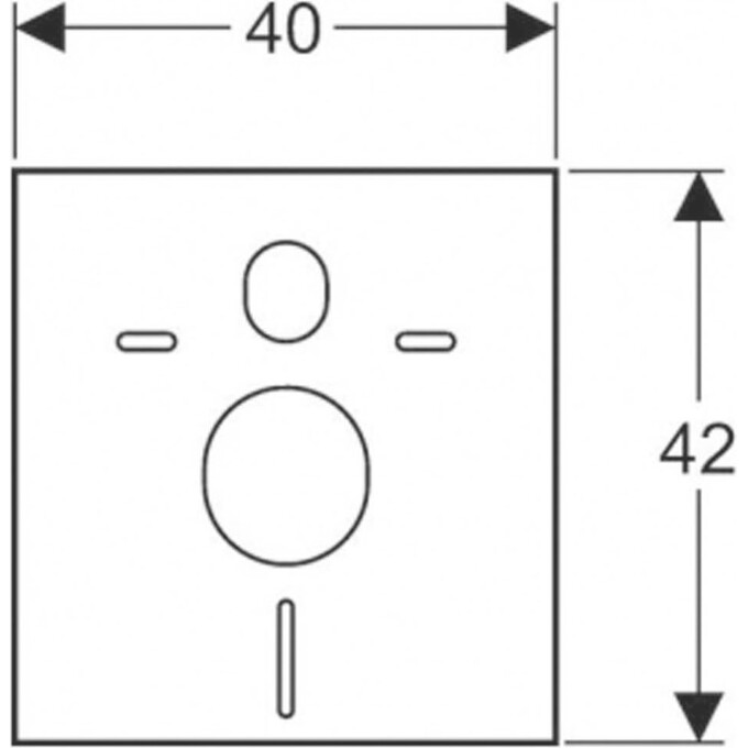 Звукоізолюючий комплект Geberit 156.050.00.1, фото , изображение 2