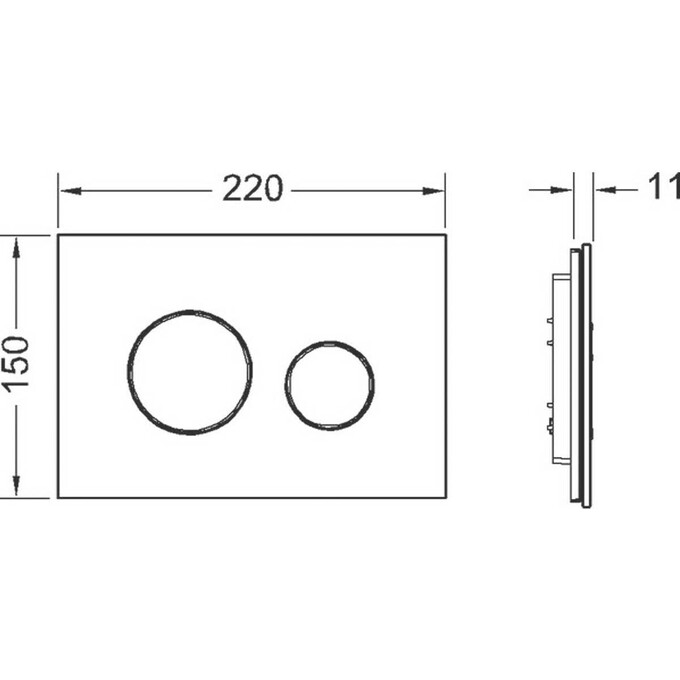 Змивна клавіша Tece Loop 9240659, фото , изображение 2