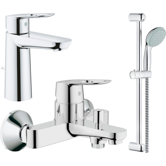 Набір змішувачів 3 в 1 Grohe Bau Loop 123215M, фото 