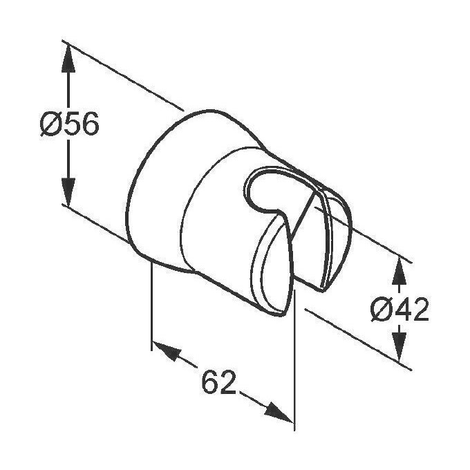 Настенный держатель Kludi Sirena 630500500, фото 2