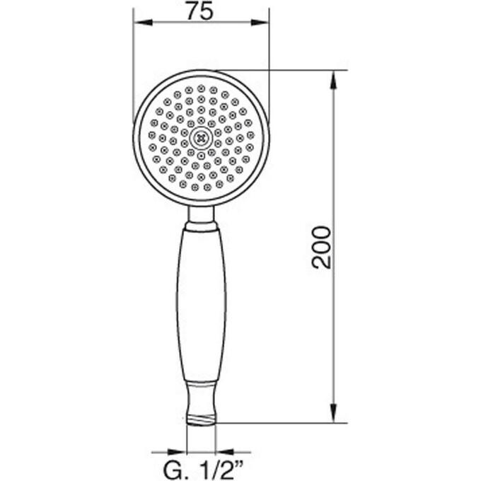 Ручний душ Bugnatese Olympia RICBR19465, фото , изображение 2