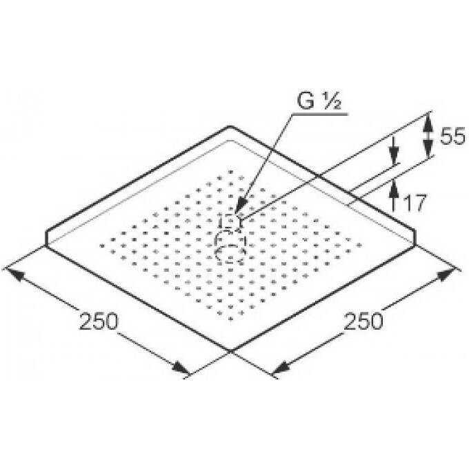 Лійка для верхнього душу Kludi A-Qa 665310500, фото , изображение 3