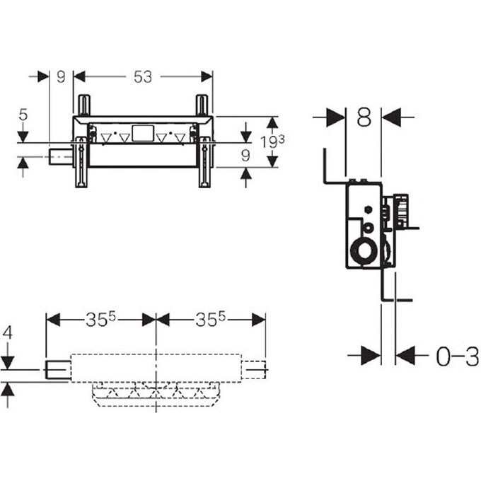 Душевой трап Geberit Kombifix 457.534.00.1, фото 3
