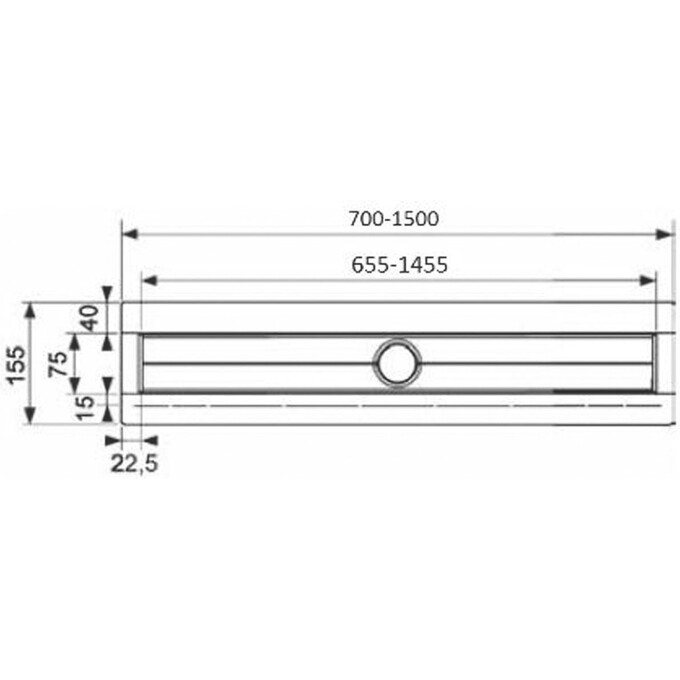 Канал дренажний Tece Drainlinе 600770, фото , изображение 3