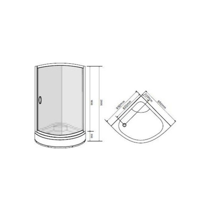 Кабинка душевая Eger Csardas 599-512, фото 2