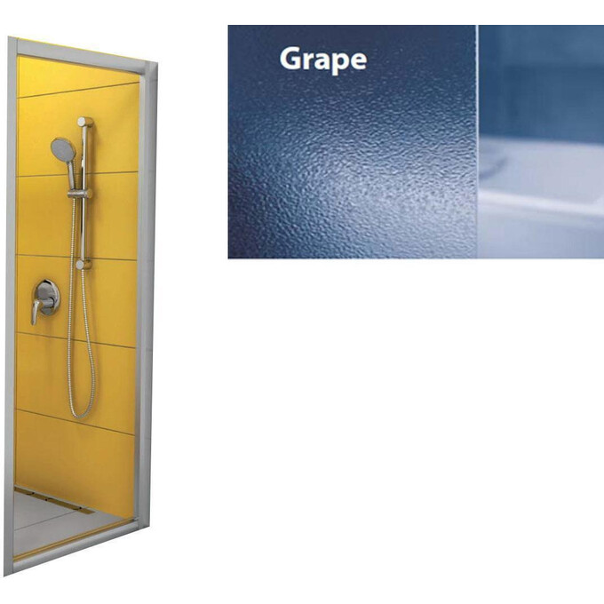 Душевая стенка Ravak Rapier 9RV70U00ZG (90x190 см, стекло матовое, профиль сатин), Доступные размеры: 90 x 190, Цвет производителя: сатин (хром матовый), фото 