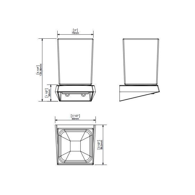 Стакан для щеток Sonia S8 161812, фото 2
