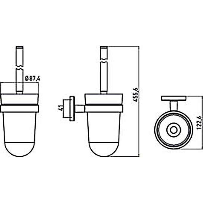 Туалетний йорж Emco Polo 0715 001 00, фото , изображение 2