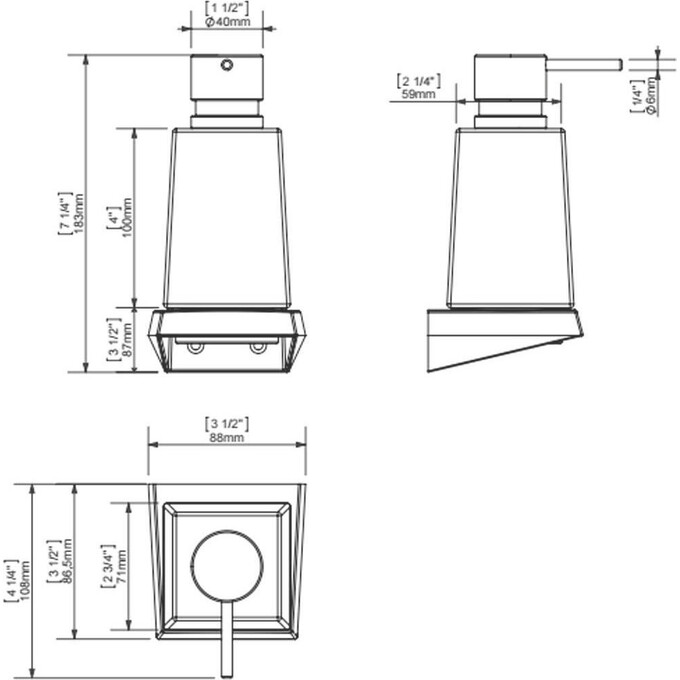 Дозатор для мыла Sonia S8 161836, фото 2