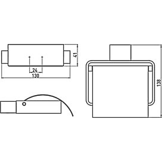 Тримач для паперу Emco Loft 050000100, фото , изображение 2