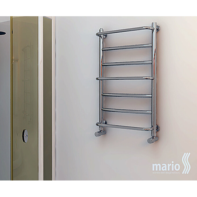 Водяной полотенцесушитель Mario Люкс 1.1.0306.01.P (4820111351763, 900x430, хром/сатин/белый глянец/черный матовый/графит/золото/бронза), фото 5