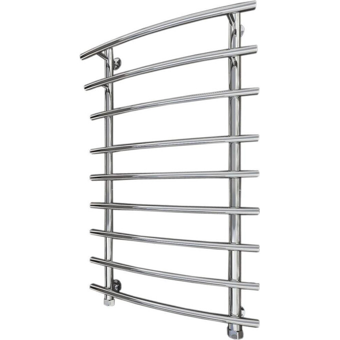 Водяной полотенцесушитель Mario Марио 1.1.0702.01.P (4820111351282, 900x630, хром/белый глянец/черный матовый), фото 