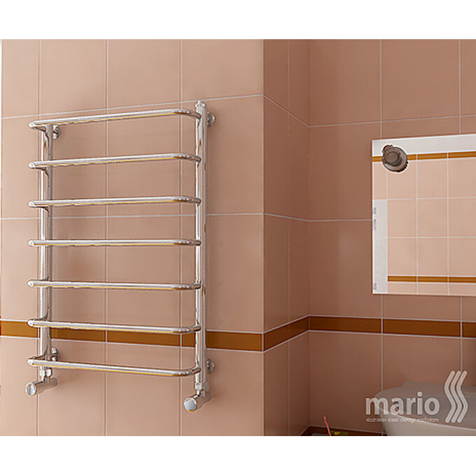 Водяна рушникосушарка Mario Стандарт HP 1.3.0202.01.P (4820111351336, 800x530, хром/сатин/білий глянець/чорний матовий/золото/бронза), фото , изображение 5