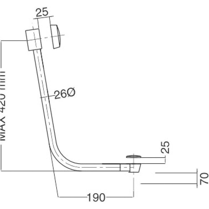 Слив ванный Bugnatese Accessori RICBR19140, фото 2
