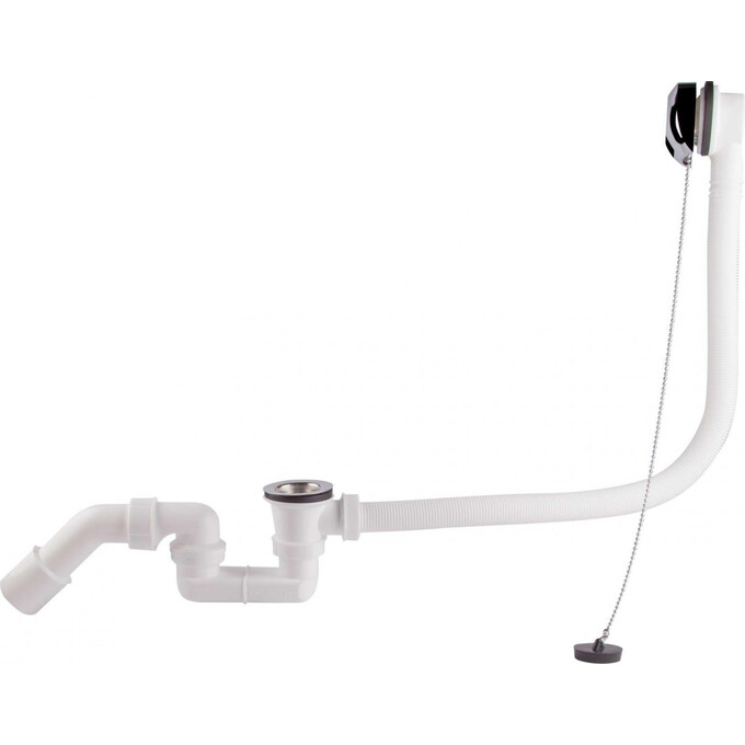 Сифон для ванни з пробкою Sanit 35.038.00.S000, фото 