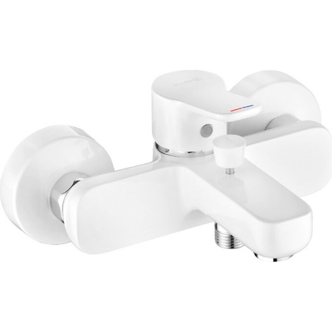 Змішувач для ванни Kludi Pure And Easy 376819165 (білий), фото 