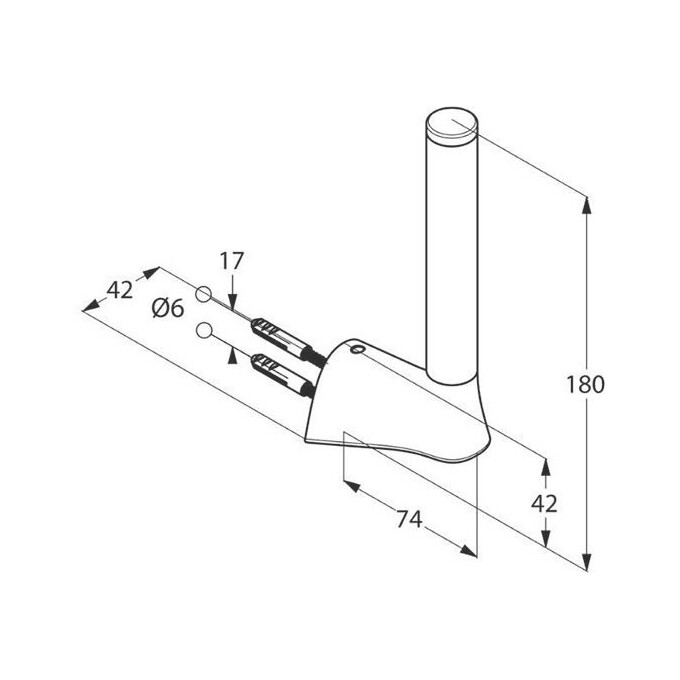 Тримач для туалетного паперу Kludi Ambienta 5397205, фото , изображение 2