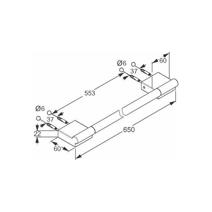 Рушникотримач Kludi A-Xes 4898005, фото , изображение 2