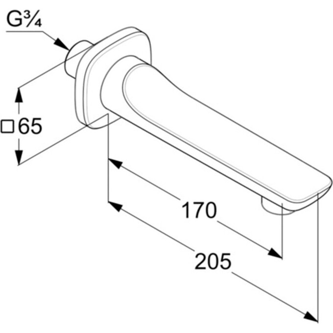 Вилив для ванни Kludi Ameo 4150505, фото , изображение 2