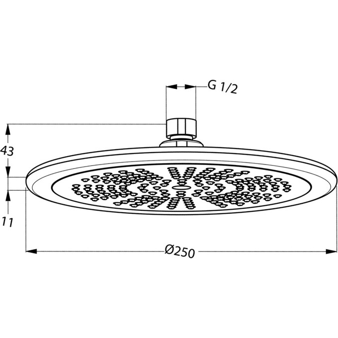 Верхній душ Kludi Freshline 675110500, фото , изображение 2