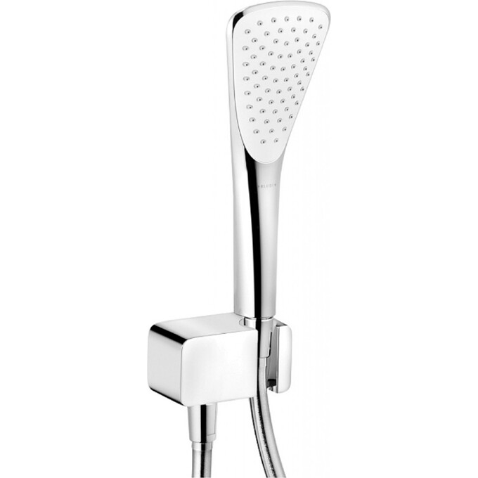 Лійка для душу Kludi Fizz 676700500 (однорежимна, зі шлангом та тримачем), фото 