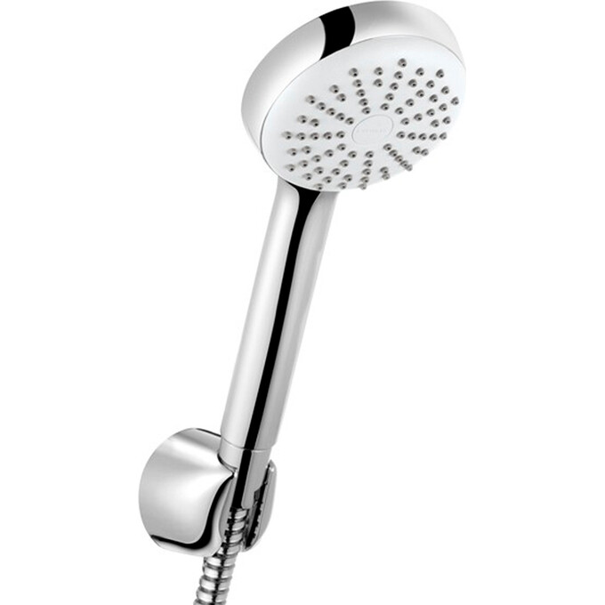 Лійка для душу Kludi Logo 680100500 (однорежимна, зі шлангом та тримачем), фото 