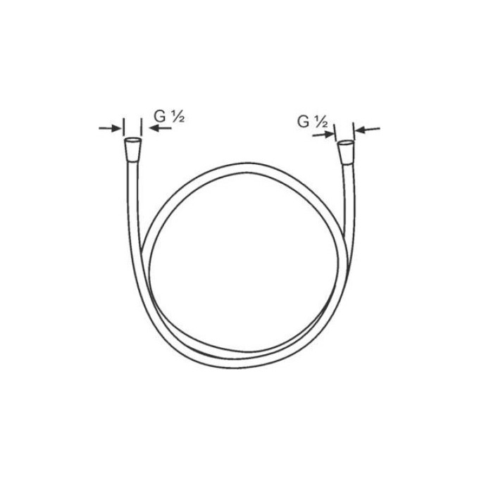 Шланг для душа 160 см Kludi Zenta 610560500, фото 2