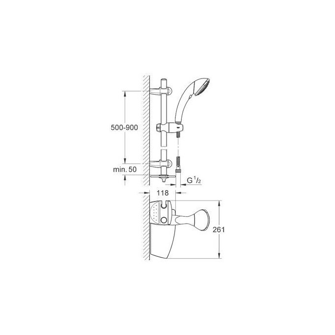 Душовий гарнітур Grohe Movario 28575000, фото , изображение 2