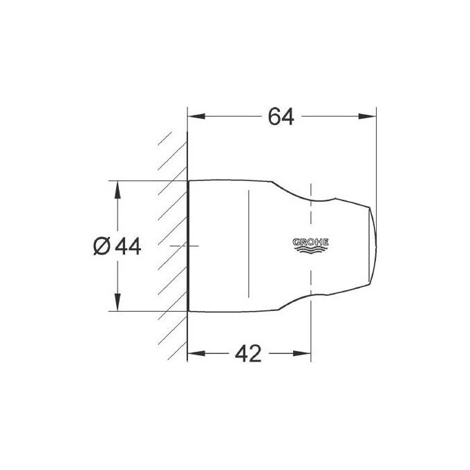Тримач Grohe Movario 28403000, фото , изображение 2