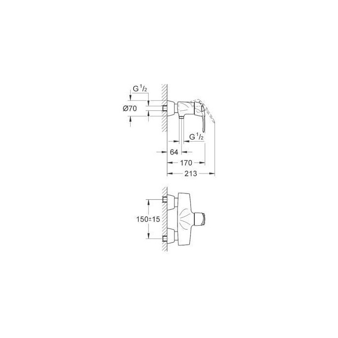 Смеситель для душа Grohe Chiara 32307000, фото 7