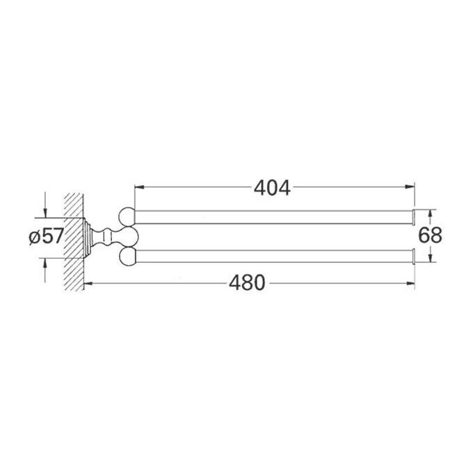 Рушникотримач Grohe Sinfonia 40048000, фото , изображение 2