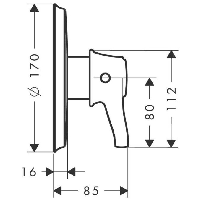 Термостат Hansgrohe Ecostat 15754000, фото 2