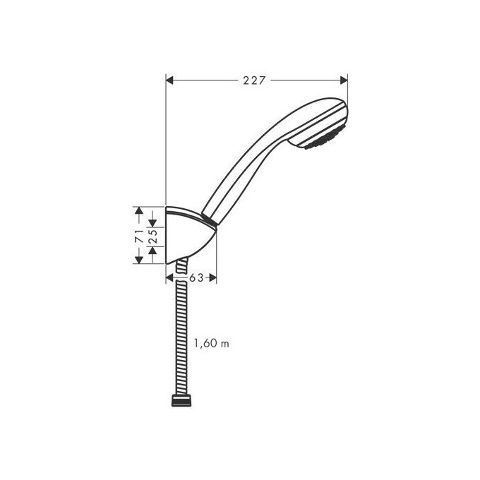 Душовий гарнітур Hansgrohe Crometta 27577000, фото , изображение 5