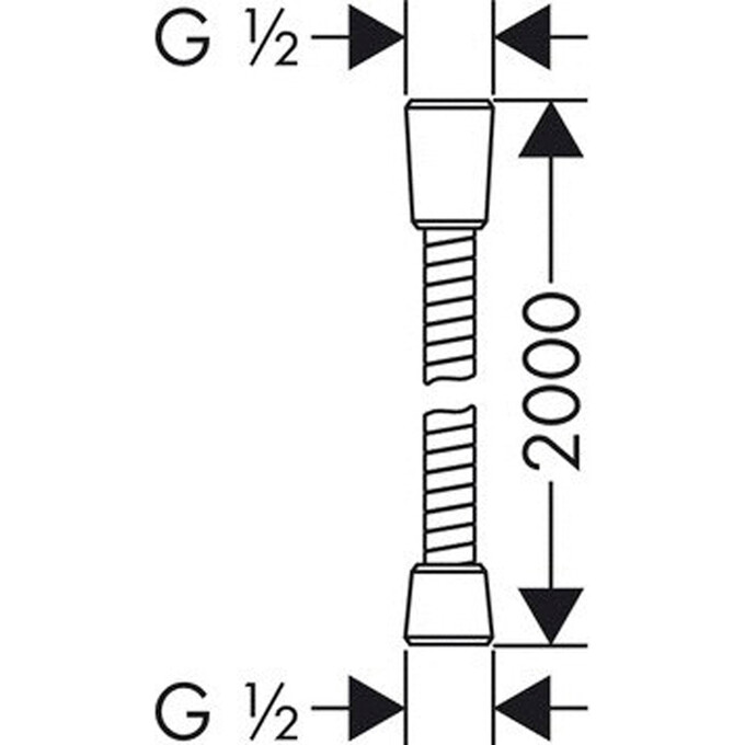 Шланг душевой Hansgrohe Shower Hose 28134000, фото 2