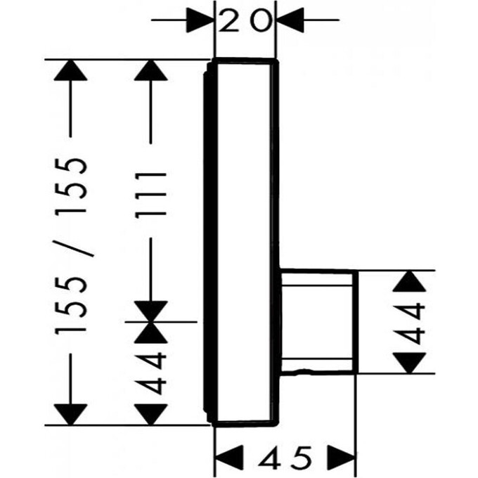 Смеситель Hansgrohe Shower Select 15767000, фото 2