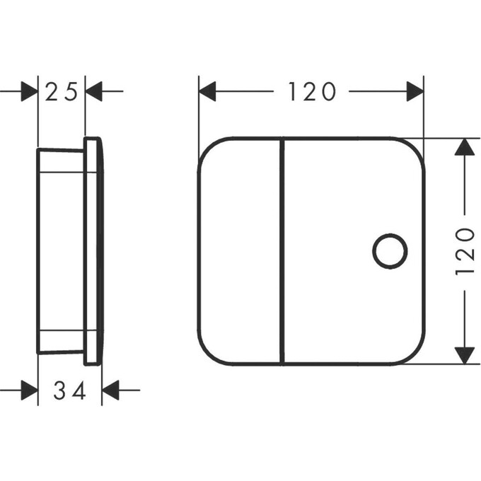 Вентиль запорный Axor One 45771000, фото 2