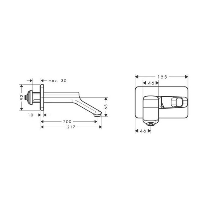 Смеситель для умывальника Axor Urquiola 11026000, фото 3