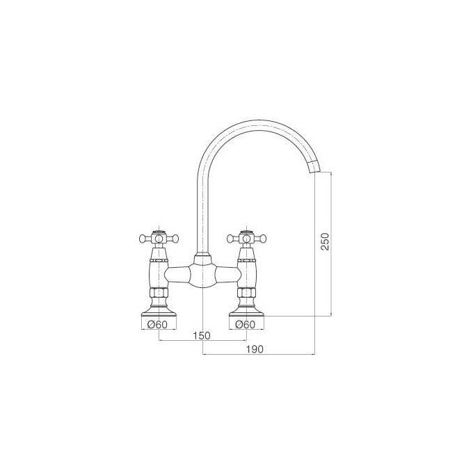 Змішувач для кухні Bugnatese Lady LADCR991, фото , изображение 2