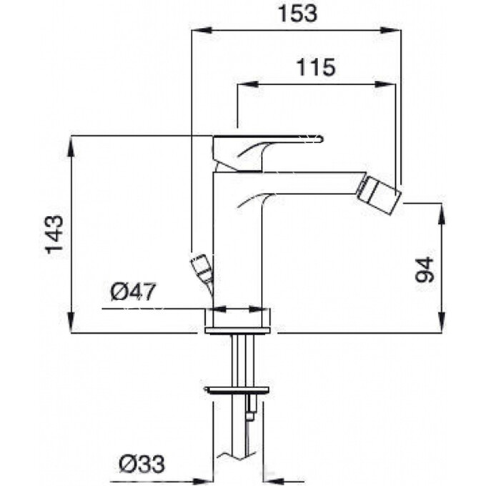 Смеситель Bugnatese Simple SIMCR6623, фото 2