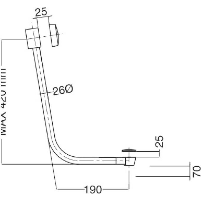Переливной механизм Bugnatese Accessori RICDO19140, фото 2