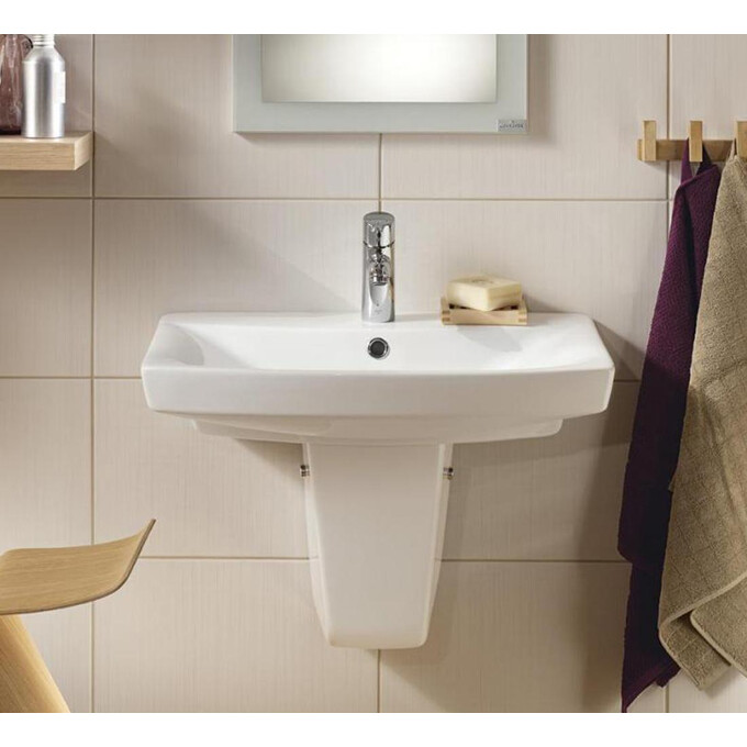 Керамічна раковина, 60 см Cersanit Carina K31-006, фото , изображение 3