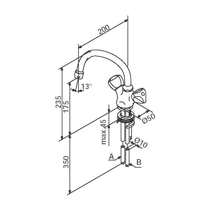 Смеситель для кухни Damixa Object 300000000, фото 2