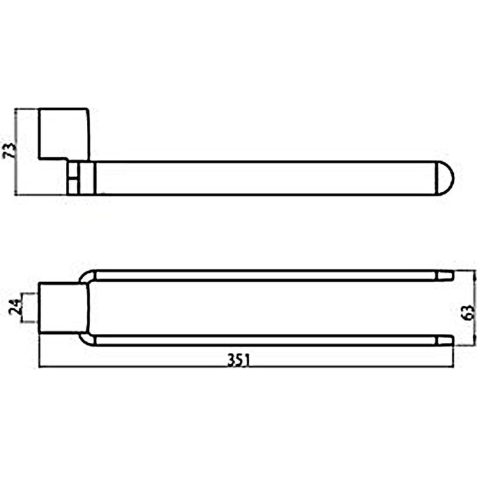 Рушникотримач Emco Fino 8450 001 35, фото , изображение 2
