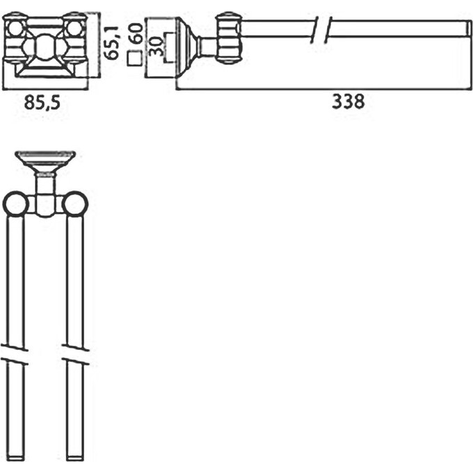 Рушникотримач Emco Classic 0450 207 35, фото , изображение 2