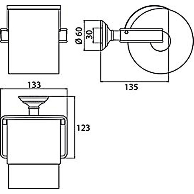 Держатель для бумаги Emco Classic 0400 207 01, фото 2