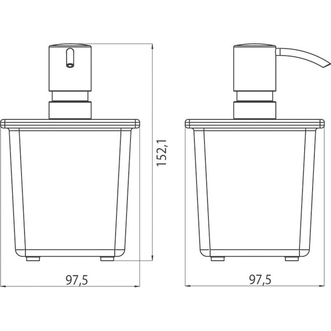 Дозатор Emco Liaison 1721 001 30, фото 2