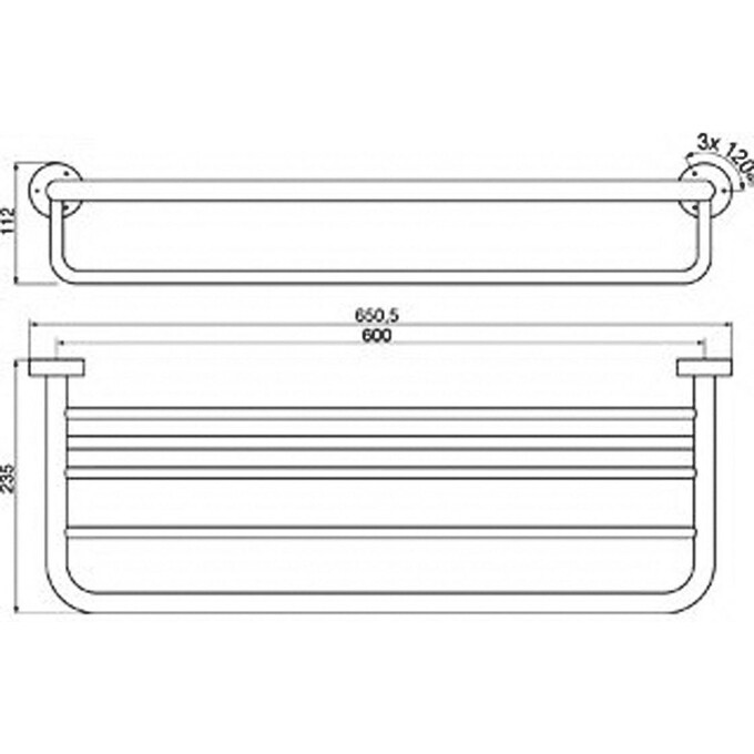 Тримач для рушників Emco Rondo 2 4568 001 62, фото , изображение 2