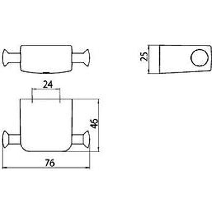 Гачок Emco Trend 0278 001 00, фото , изображение 2