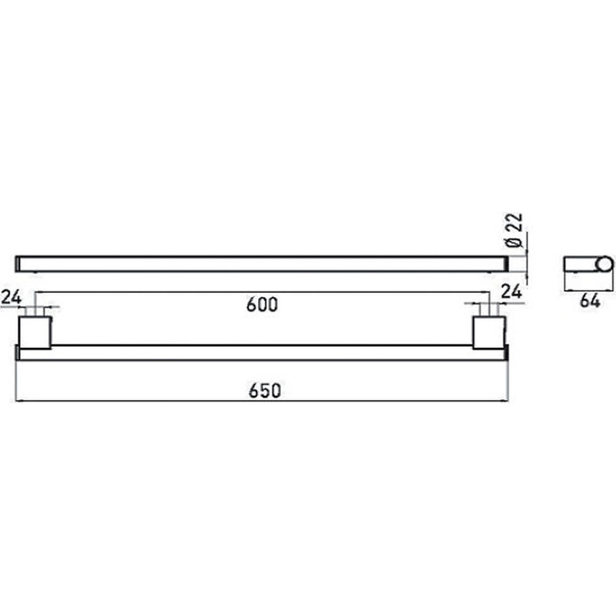 Рушникотримач Emco System 2 3560 001 60, фото , изображение 2